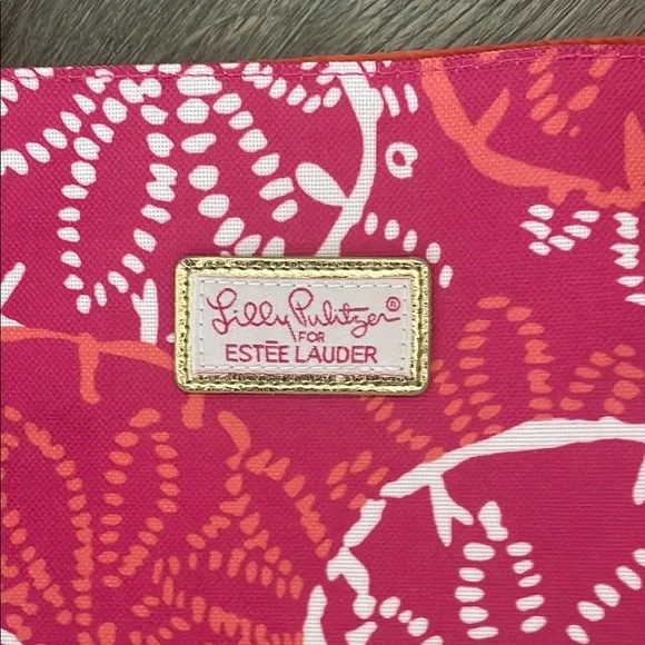 Lilly Pulitzer Pink Tote and Vera Bradley Crossbody Bag Set BOTH NEW NWT - Picture 2 of 7